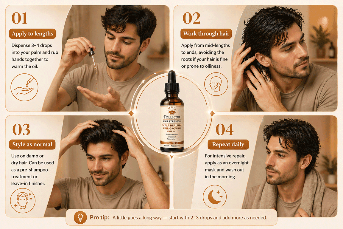 How to use the Hair Oil